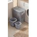 Conjunto 6 Peças para Lavanderia Cinza Uz