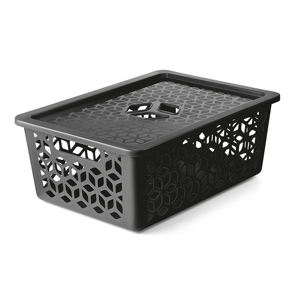 Cesto Organizador 15 Litros Preto Uz Utilidades