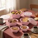 Conjunto 6 Potes Multiuso Rosa Uz