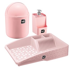 Conjunto 3 Peças para Pia Rosa Uz
