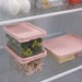 Conjunto 6 Organizadores Geladeira/Despensa Rosa Uz