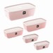 Conjunto 5 Potes Multiuso Rosa Uz