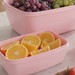 Conjunto 5 Potes Multiuso Rosa Uz