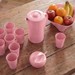Conjunto 11 Peças Piquenique Rosa Uz