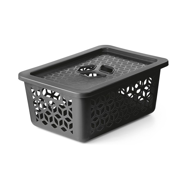 Cesto Organizador M 5 Litros Preto Uz Utilidades