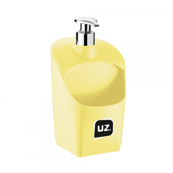 Dispenser com Valvula Metalizado Amarelo