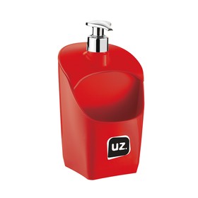 Dispenser com Válvula Metalizado Vermelho Uz Utilidades