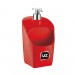 Dispenser com Valvula Metalizado Vermelho