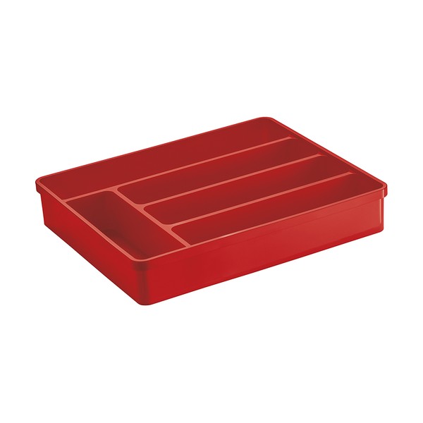 Organizador Multiuso sem Tampa Premum Vermelho Uz Utilidades