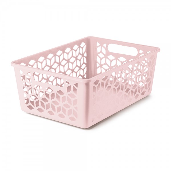 Cesto Organizador G 15 Litros Rosa