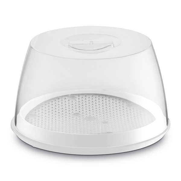 Queijeira Premium 17,5cm X 17,5cm  Branco Uz Utilidades