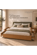 Cama Queen Lora com 4 Gavetas 100% Mdf Xingu – Vistato